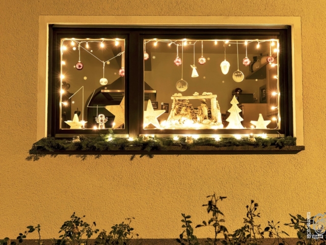 Weihnachtsfenster 14 - J&auml;gerstra&szlig;e