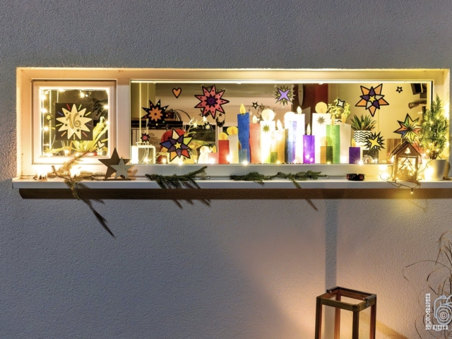 Weihnachtsfenster 16 - Illinger Stra&szlig;e